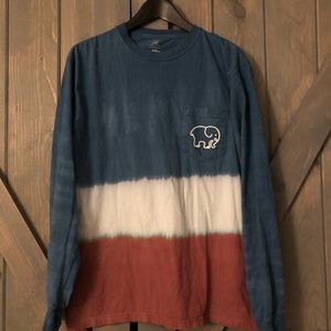 Ivory Ella purple and blue long sleeve tee